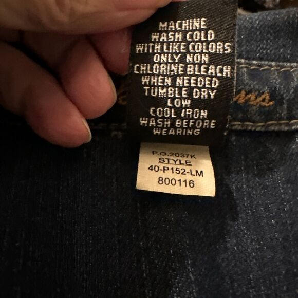 Kikit Jean Vintage denim Jacket With Embroidery Sz M - Picture 6 of 6